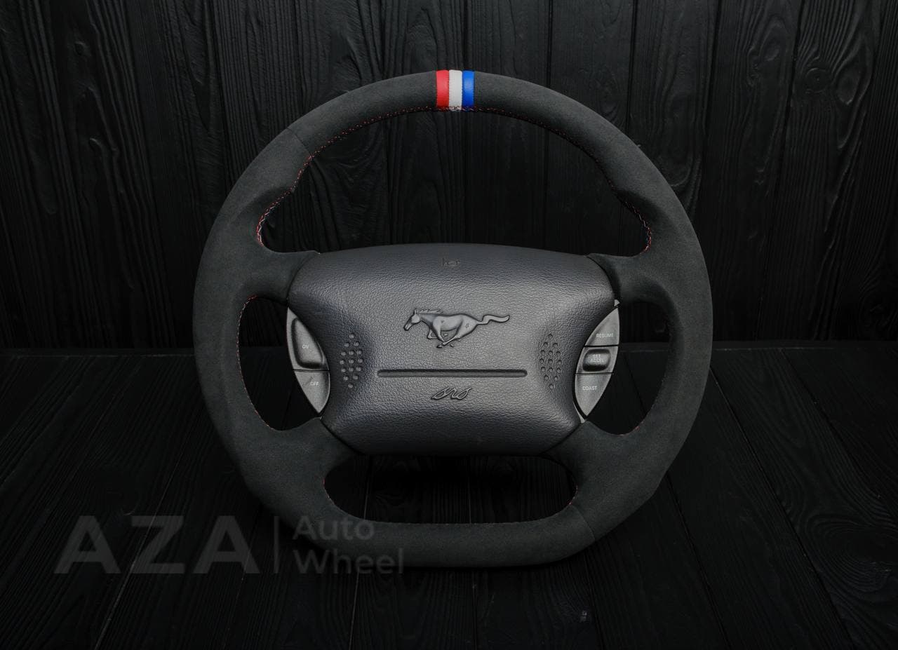 Steering wheel Ford Mustang GT Cobra Alcantara/American flag