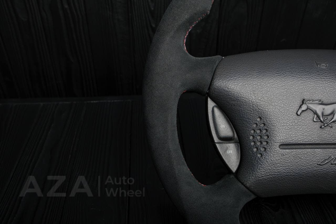 Steering wheel Ford Mustang GT Cobra Alcantara/American flag - Image 7