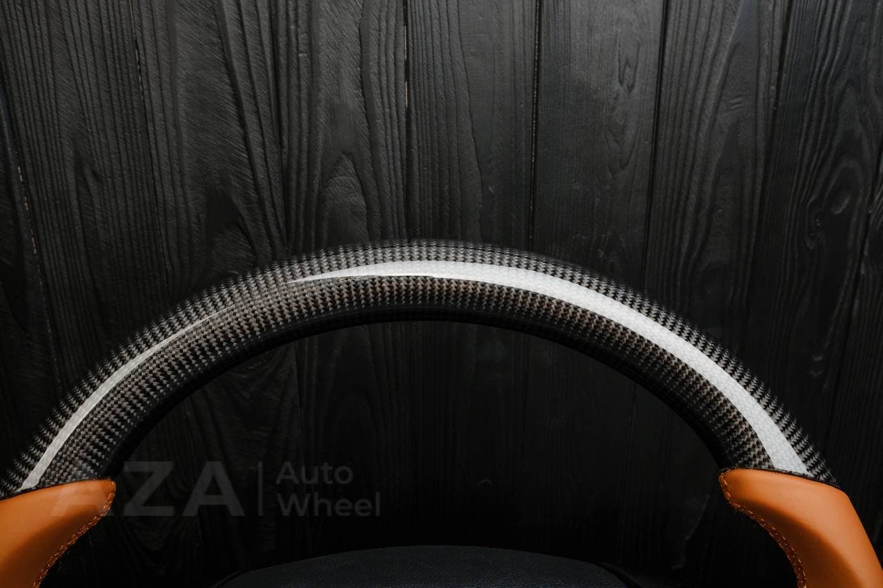 Steering wheel GM SILVERADO, SIERRA, ESCALADE, 2007-2014 Carbon fiber/Napa - Image 14