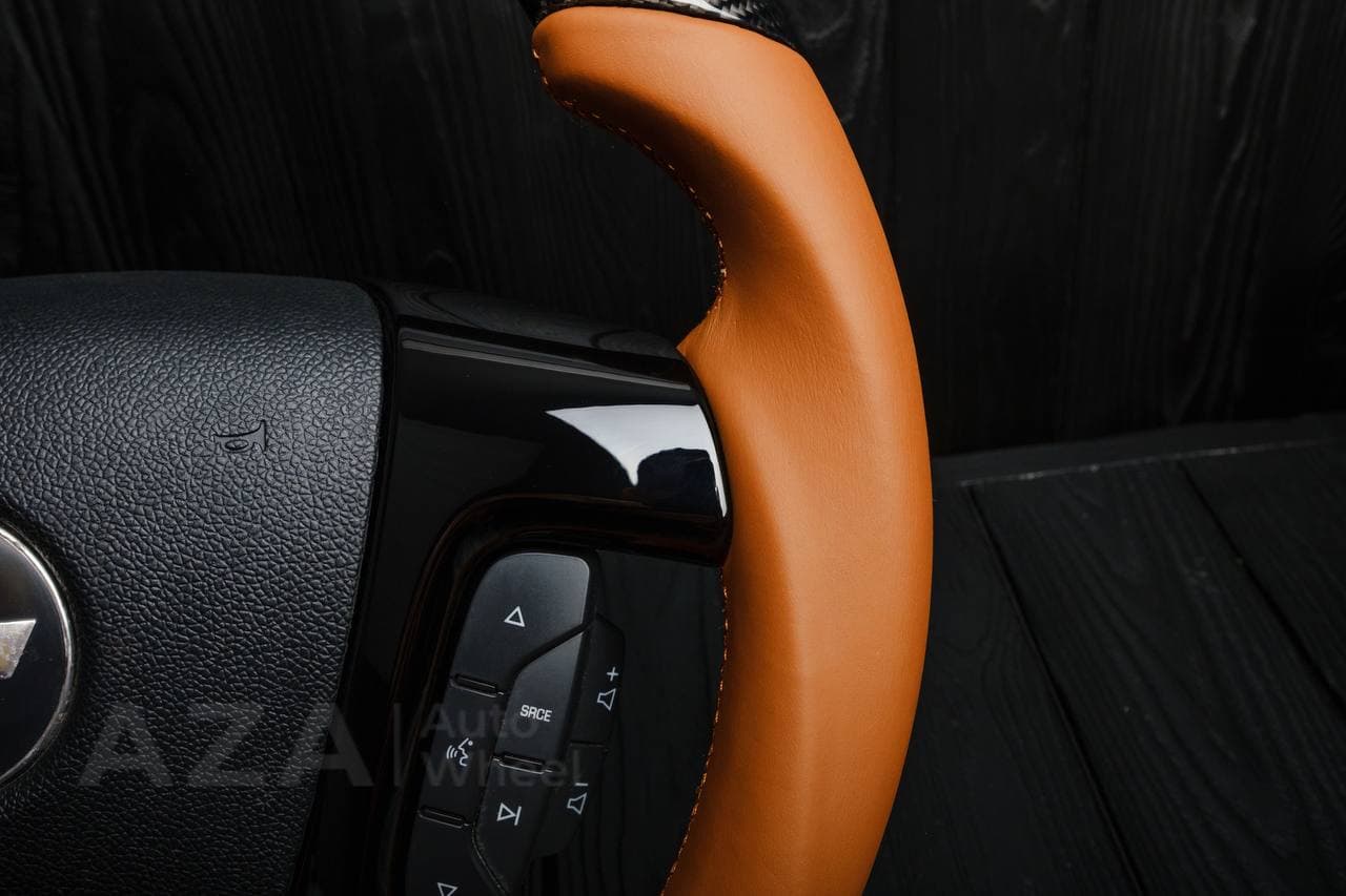 Steering wheel GM SILVERADO, SIERRA, ESCALADE, 2007-2014 Carbon fiber/Napa - Image 11
