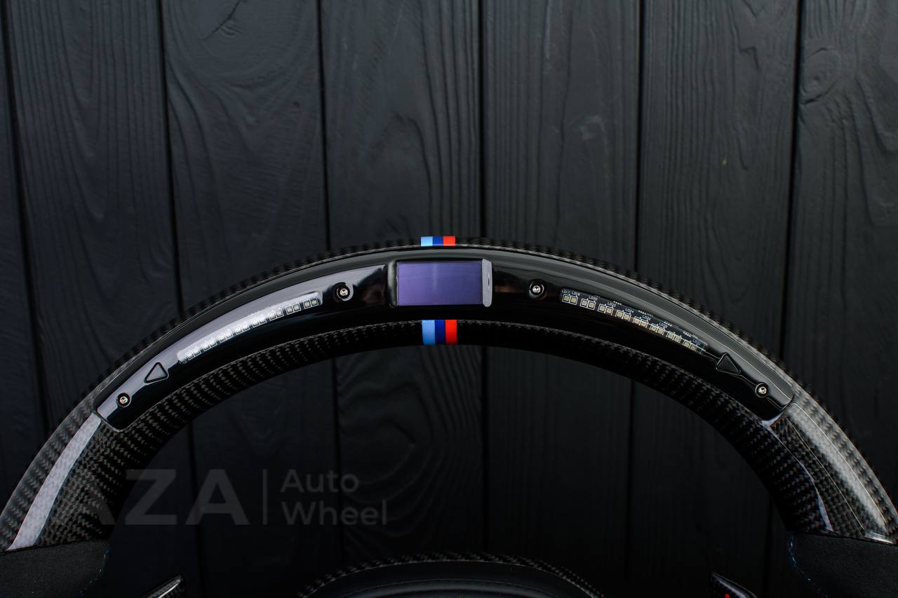 Steering wheel BMW G20 3 SERIES /G30 5 SERIES /G05 X5 / G07 X7 / G15 8 SERIES/ G11 G12 7 SERIES Extended paddles+Heated Carbon fiber/Alcantara/Led screen - Image 16
