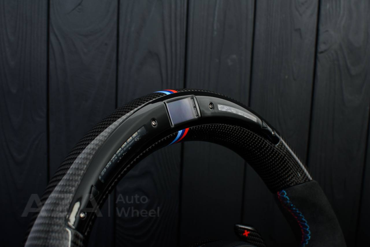 Steering wheel BMW G20 3 SERIES /G30 5 SERIES /G05 X5 / G07 X7 / G15 8 SERIES/ G11 G12 7 SERIES Extended paddles+Heated Carbon fiber/Alcantara/Led screen - Image 15