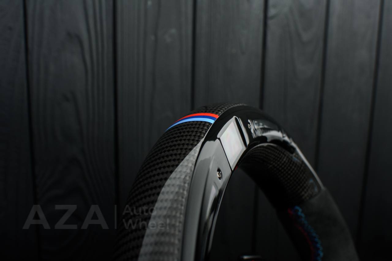Steering wheel BMW G20 3 SERIES /G30 5 SERIES /G05 X5 / G07 X7 / G15 8 SERIES/ G11 G12 7 SERIES Extended paddles+Heated Carbon fiber/Alcantara/Led screen - Image 13