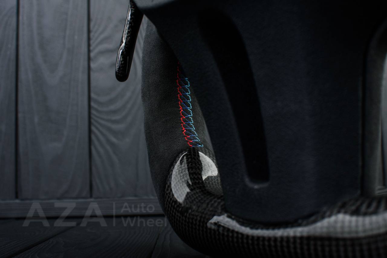 Steering wheel BMW G20 3 SERIES /G30 5 SERIES /G05 X5 / G07 X7 / G15 8 SERIES/ G11 G12 7 SERIES Extended paddles+Heated Carbon fiber/Alcantara/Led screen - Image 7