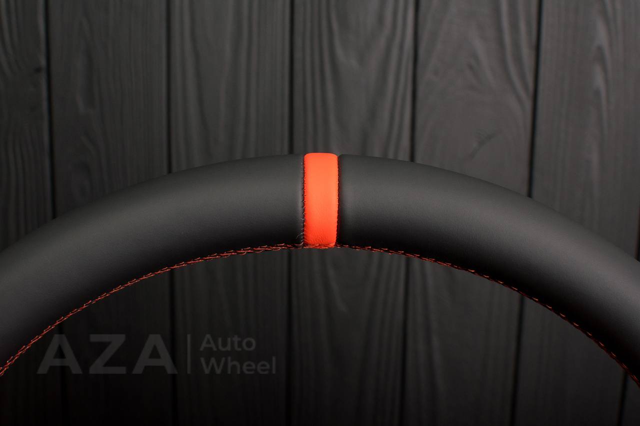 Steering wheel 2010+ Toyota 4Runner/Tacoma/Tundra/Sequoia Napa/Perforated leather/Orange stripe - Image 14