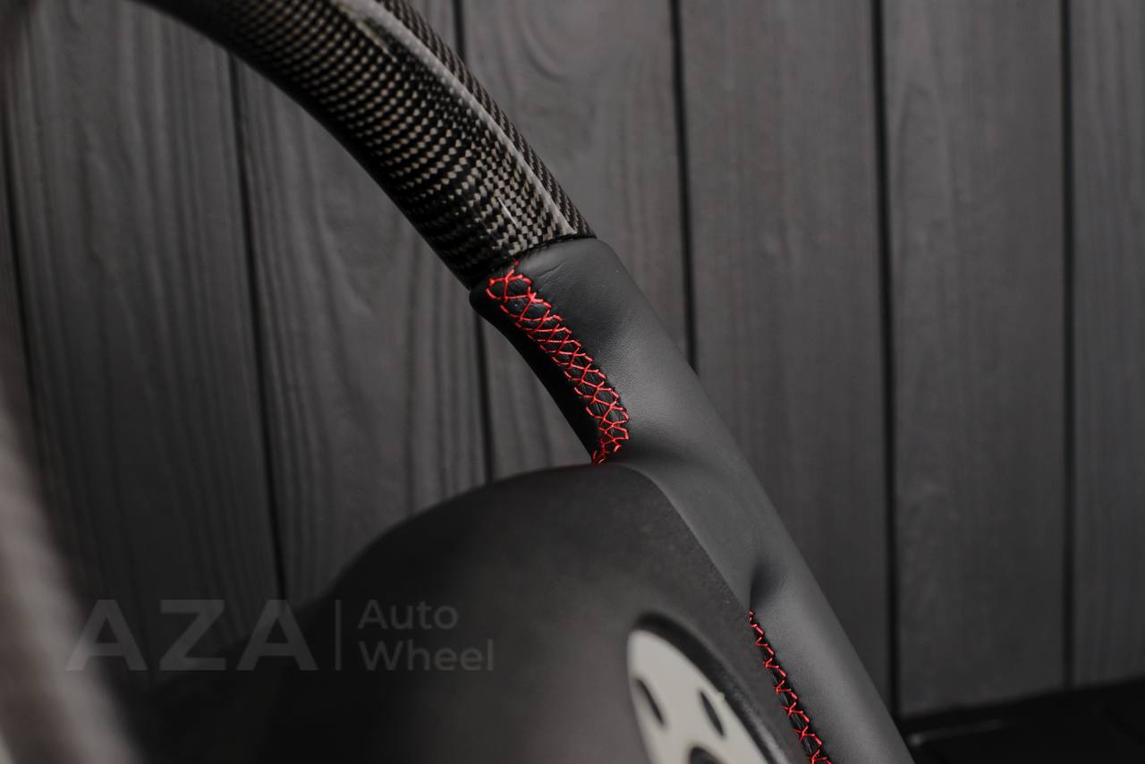 Steering wheel Mitsubishi Lancer Evolution 4 Carbon fiber/Napa (can be any color) - Image 13