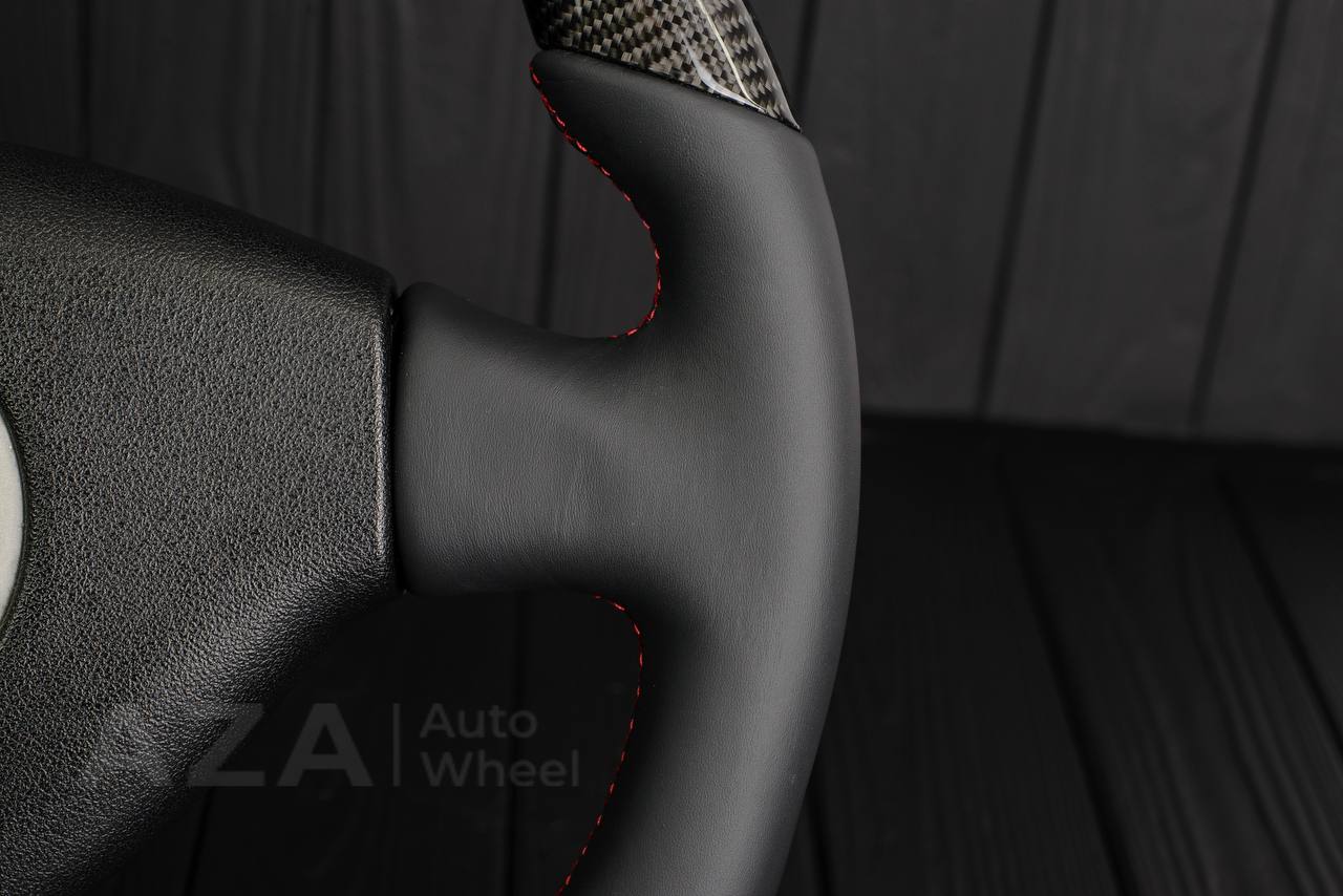 Steering wheel Mitsubishi Lancer Evolution 4 Carbon fiber/Napa (can be any color) - Image 12