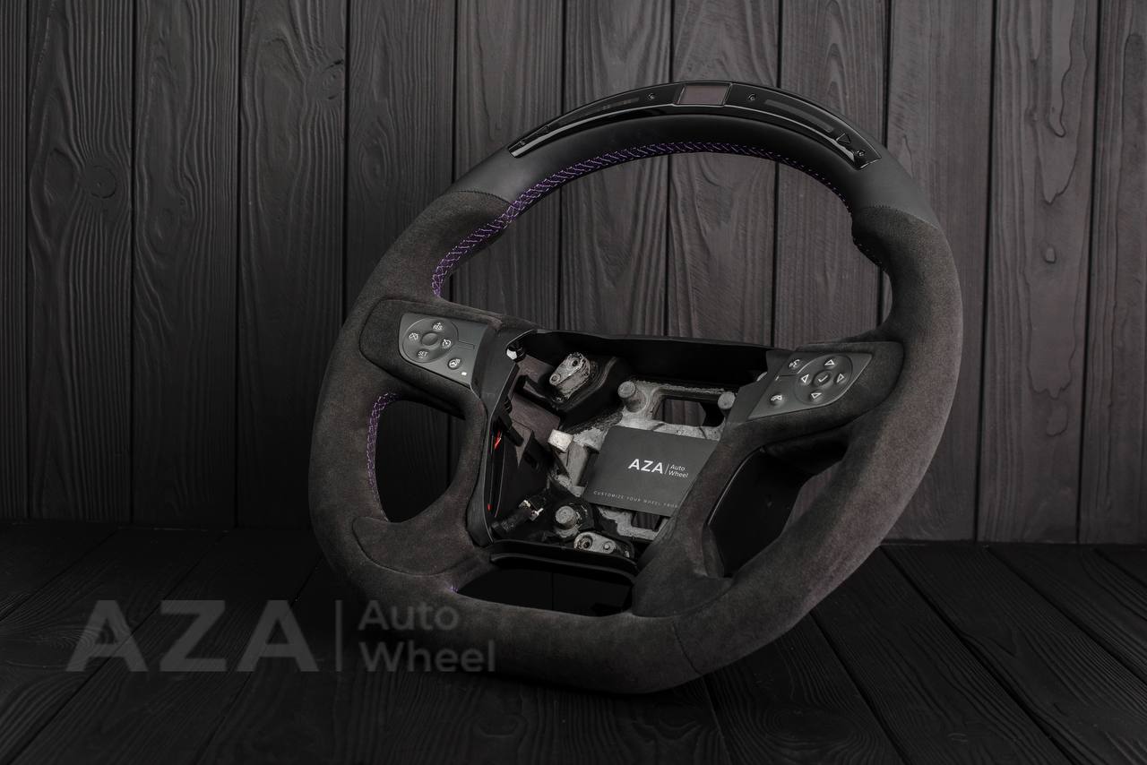 Steering wheel 2014-2018 GMC Sierra/Chevrolet Silverado/Denali/Yukon Napa/Alcantara/Led screen - Image 5