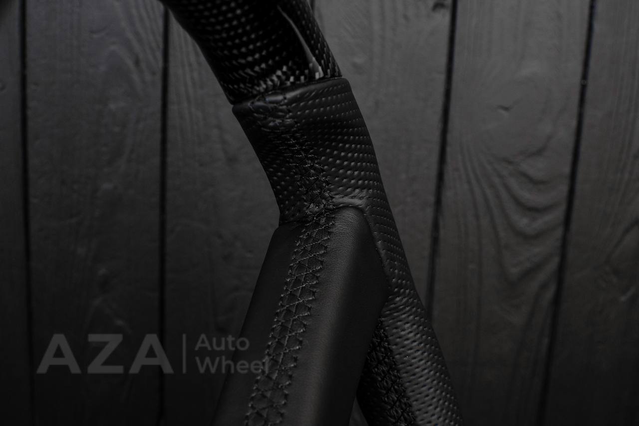 Steering wheel GM, OBS Silverado (1988-1994) Carbon fiber/Perforated leather (can be any color stitch) - Image 10