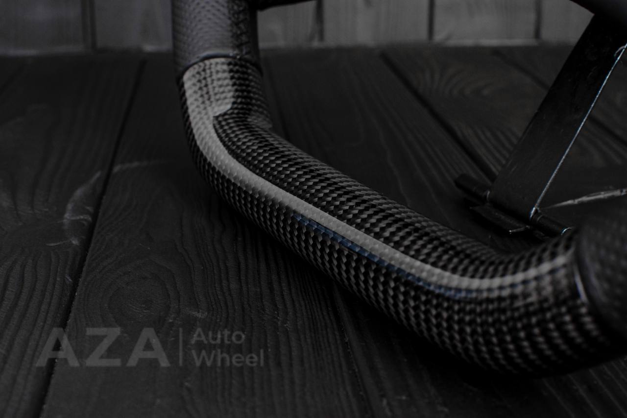Steering wheel GM, OBS Silverado (1988-1994) Carbon fiber/Perforated leather (can be any color stitch) - Image 15