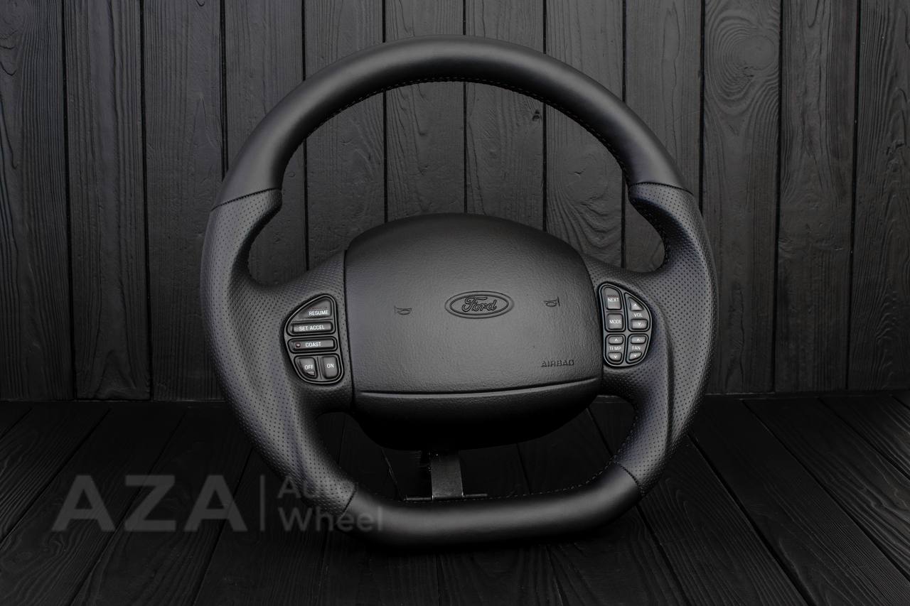Steering wheel Ford Excursion F150/F250/F350 97-2007 Napa/Perforated leather