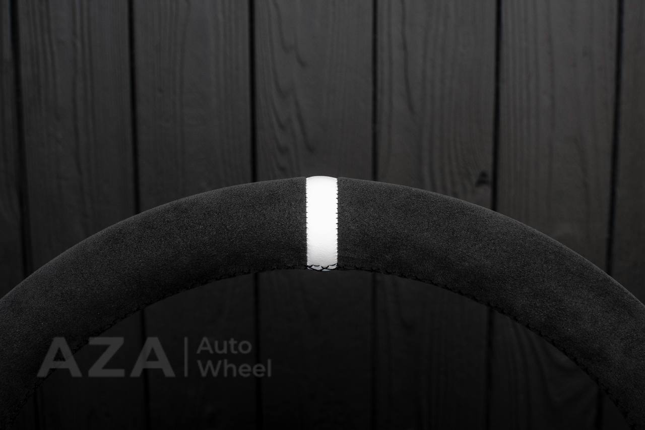 Steering wheel BMW M4 TO 2020+ TOYOTA SUPRA A90/A91 RETROFIT (comes complete with air bag and buttons, can choose any color stripe and stitching) - Image 7