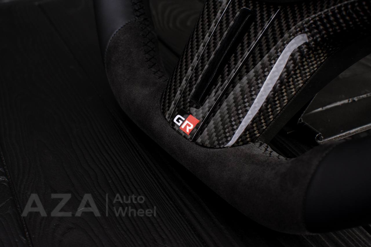 Steering wheel BMW M4 TO 2020+ TOYOTA SUPRA A90/A91 RETROFIT (comes complete with air bag and buttons, can choose any color stripe and stitching) - Image 9
