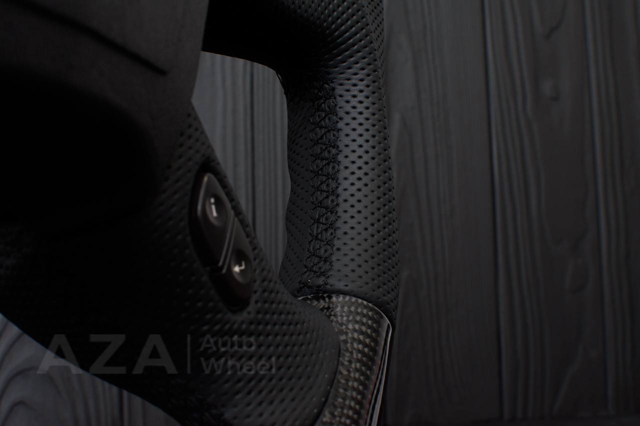 Steering wheel Hummer H2 Jet style Carbon fiber/Perforated leather - Image 12