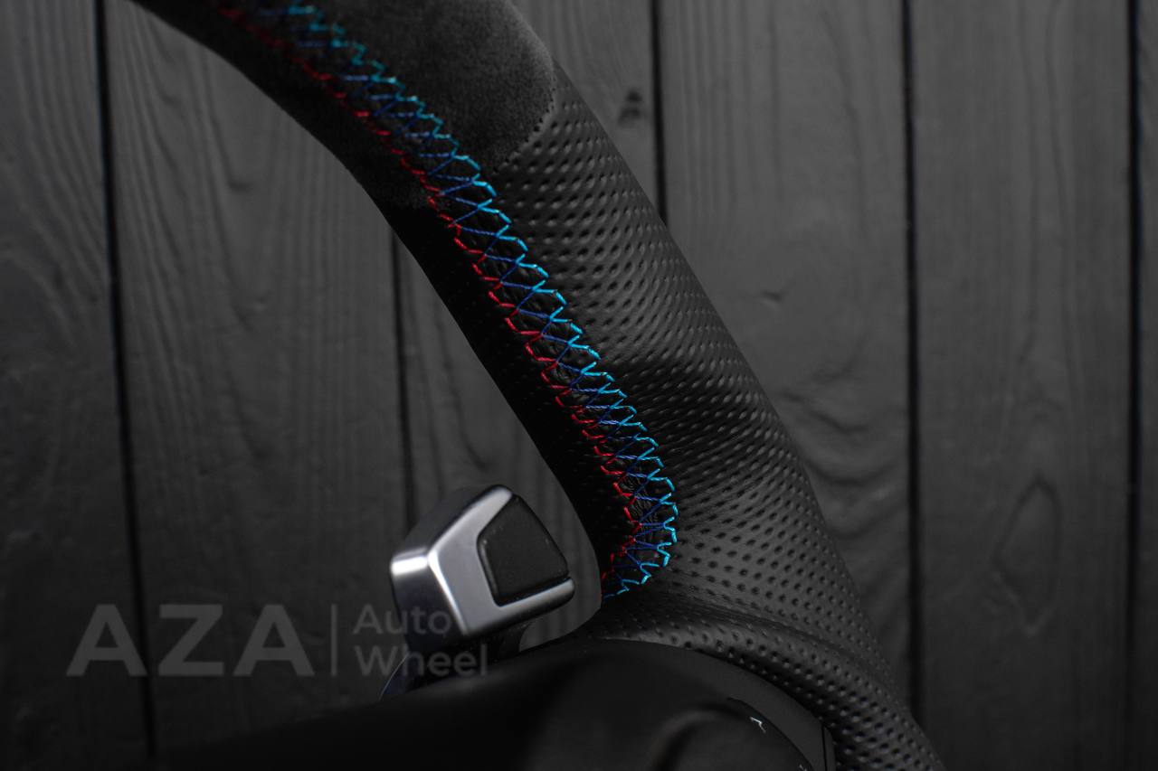 Steering wheel BMW E6X Alcantara/Perforated leather - Image 7
