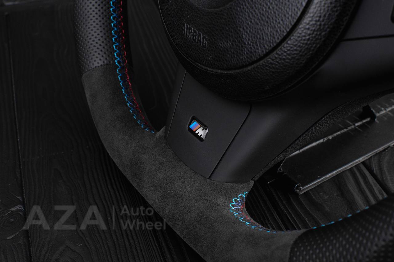 Steering wheel BMW E6X Alcantara/Perforated leather - Image 11