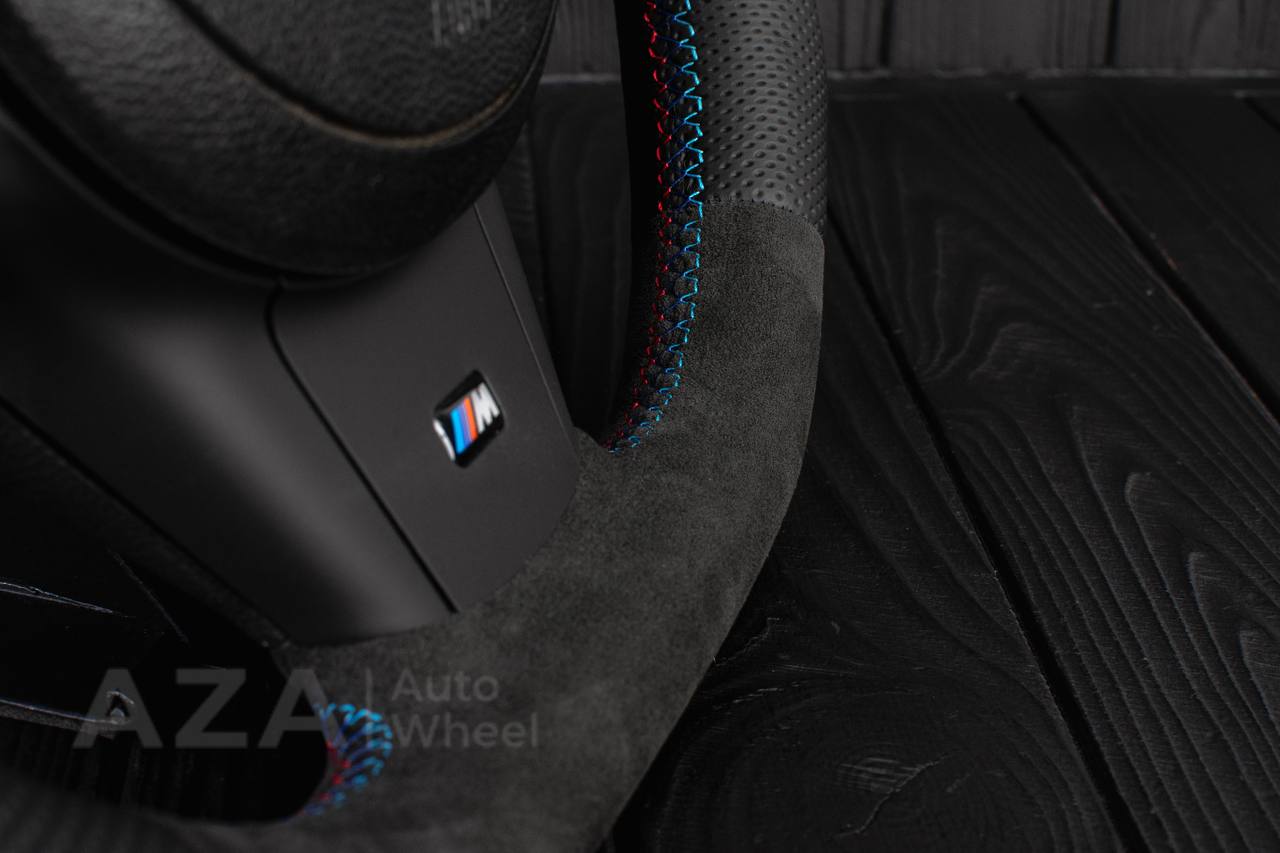 Steering wheel BMW E6X Alcantara/Perforated leather - Image 12