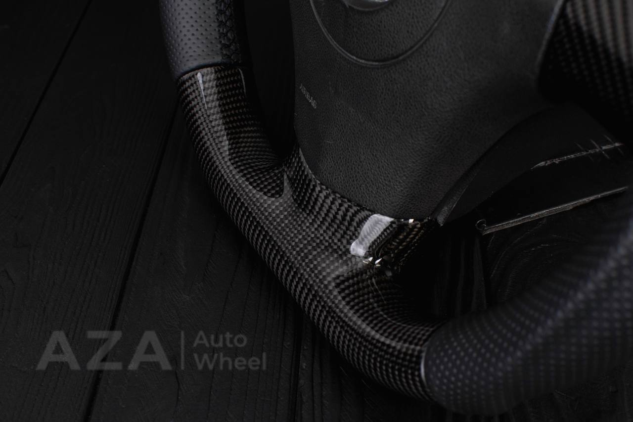 Steering wheel 2006-2011 Corvette C6 Jet style Carbon fiber/Perforated leather - Image 11