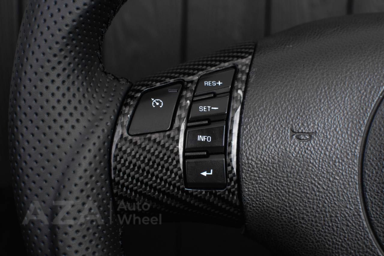 Steering wheel 2006-2011 Corvette C6 Jet style Carbon fiber/Perforated leather - Image 14