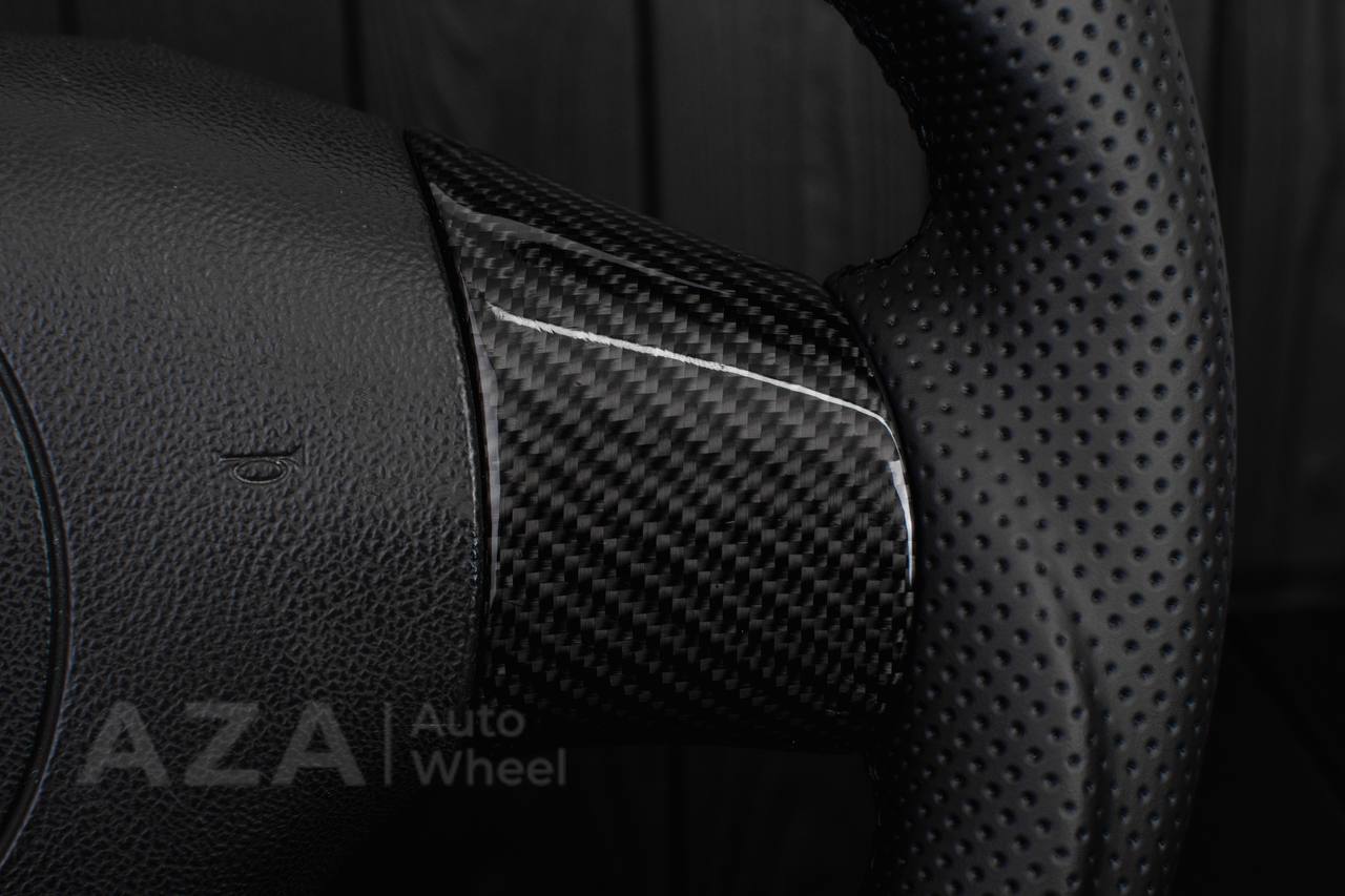 Steering wheel 2006-2011 Corvette C6 Jet style Carbon fiber/Perforated leather - Image 15