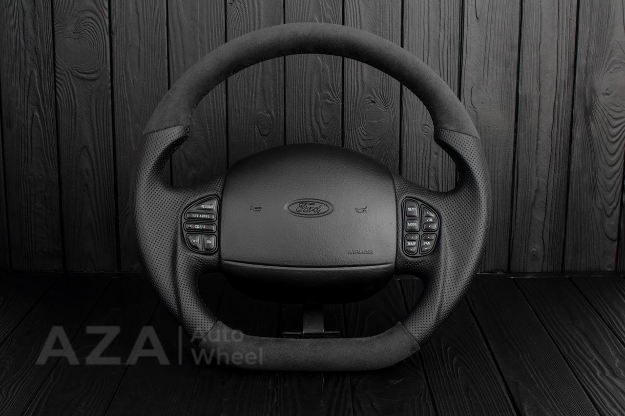 Steering wheel Ford F150/F250/F350 97-2007 Alcantara/Perforated leather