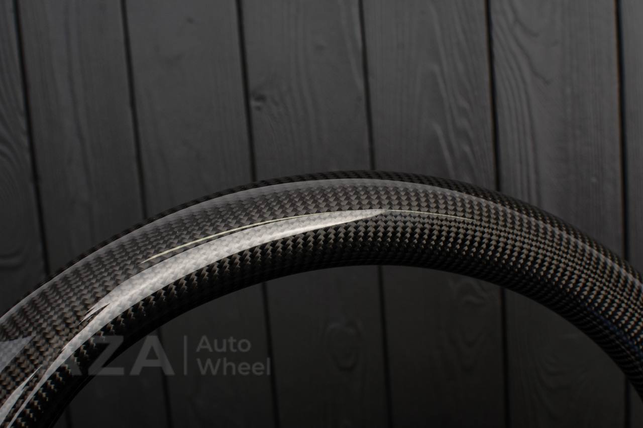 Steering wheel GM SILVERADO, SIERRA, ESCALADE, 2007-2014 Carbon fiber/Perforated leather - Image 8