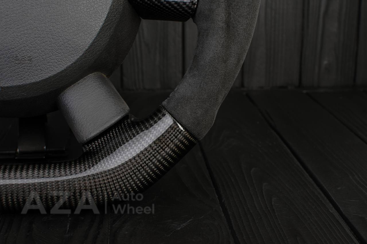 Steering Wheel Dodge 2004-2008 Carbon fiber/Alcantara/Red stripe - Image 11
