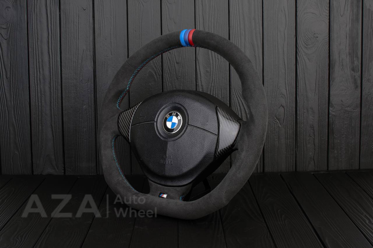 Steering wheel BMW e36 Z3 M roadster Carbon fiber/Alcantara/M stripe - Image 3