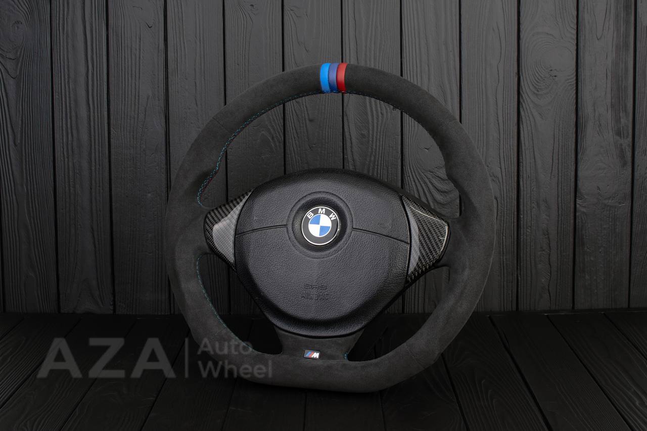 Steering wheel BMW e36 Z3 M roadster Carbon fiber/Alcantara/M stripe - Image 4