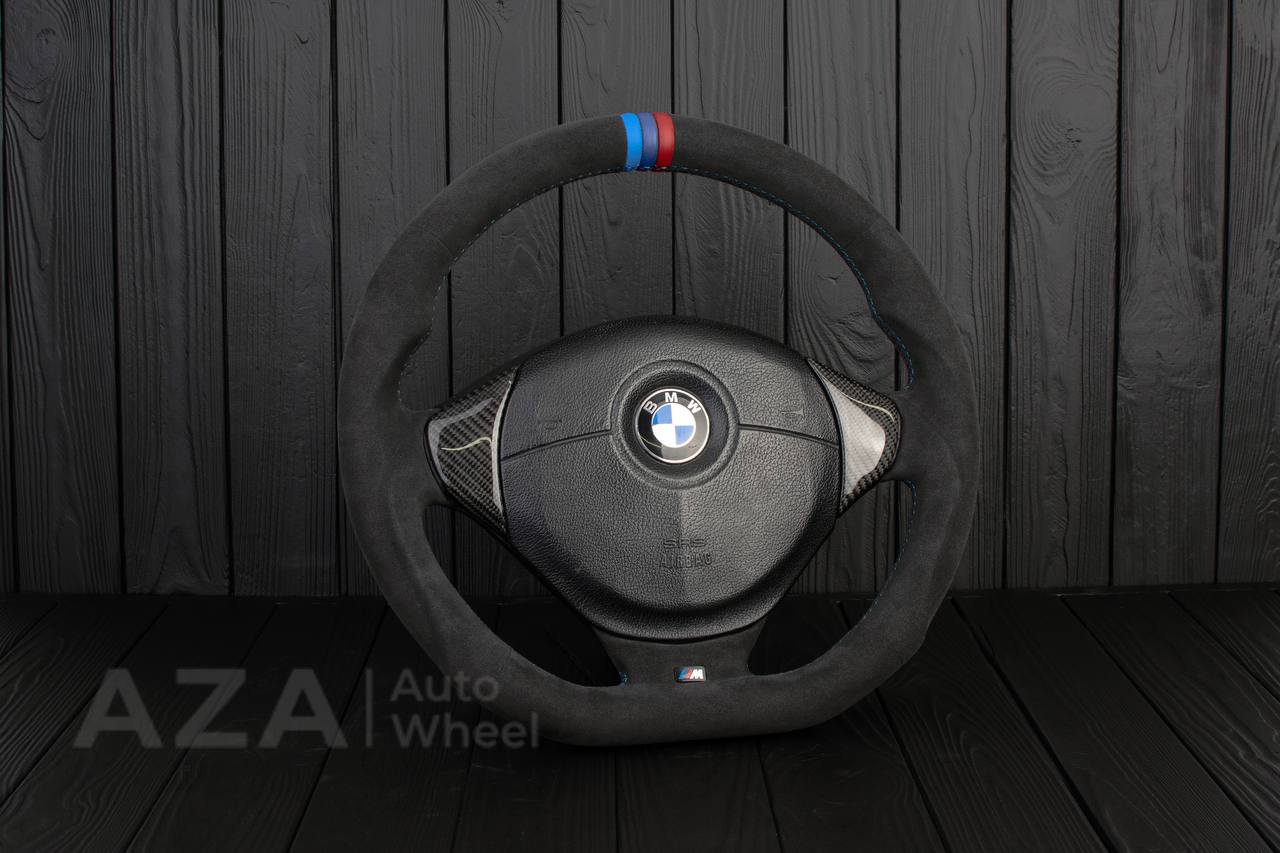 Steering wheel BMW e36 Z3 M roadster Carbon fiber/Alcantara/M stripe - Image 5