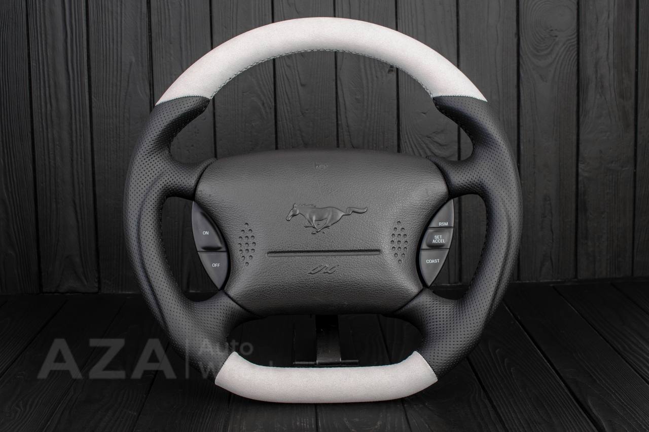 Steering wheel Ford Mustang GT Cobra Alcantara/Perforated leather (can be any color)