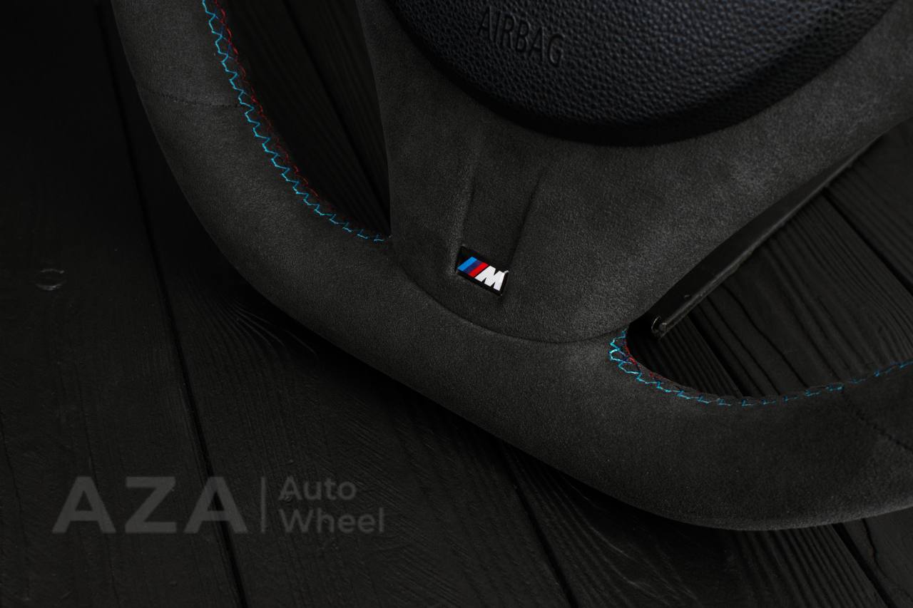 Steering wheel BMW E9X/E8X Alcantara/Red stripe - Image 7