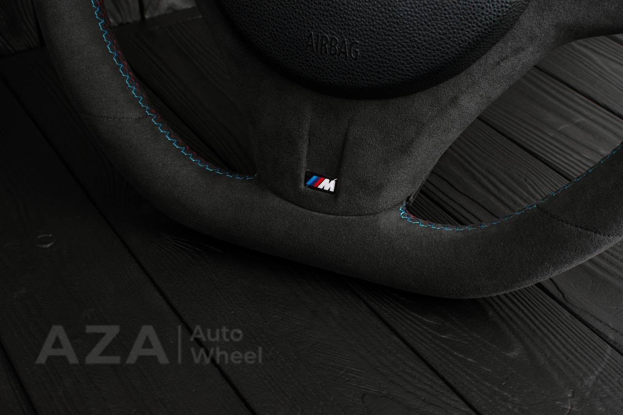 Steering wheel BMW E9X/E8X Alcantara/Red stripe - Image 8