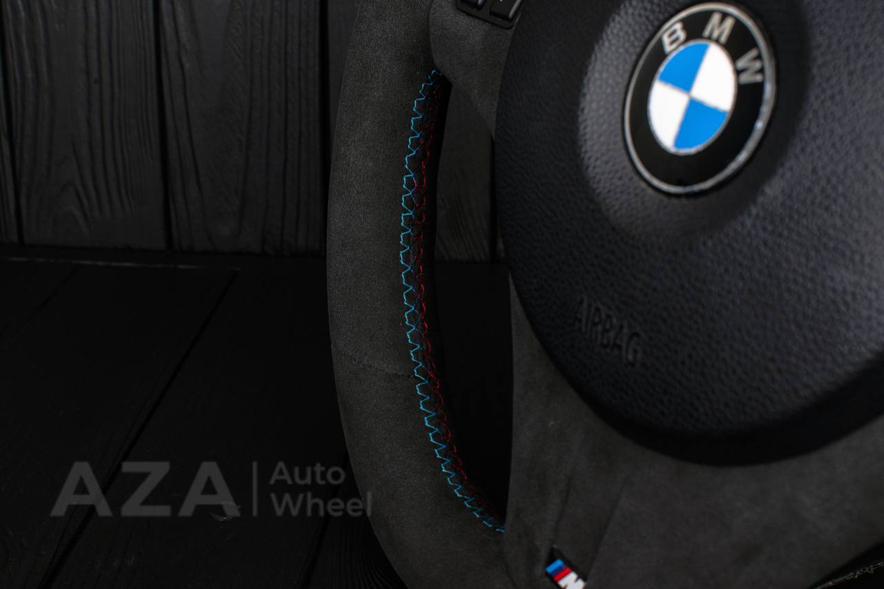 Steering wheel BMW E9X/E8X Alcantara/Red stripe - Image 10