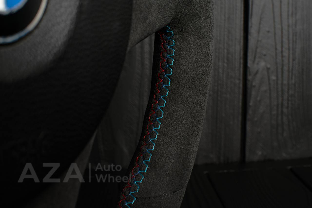 Steering wheel BMW E9X/E8X Alcantara/Red stripe - Image 13