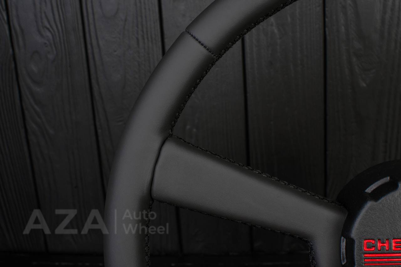 Steering wheel GM, OBS Silverado (1988-1994) Custom shape Napa (can be any color stitch) - Image 5