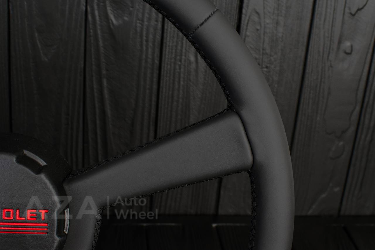 Steering wheel GM, OBS Silverado (1988-1994) Custom shape Napa (can be any color stitch) - Image 6