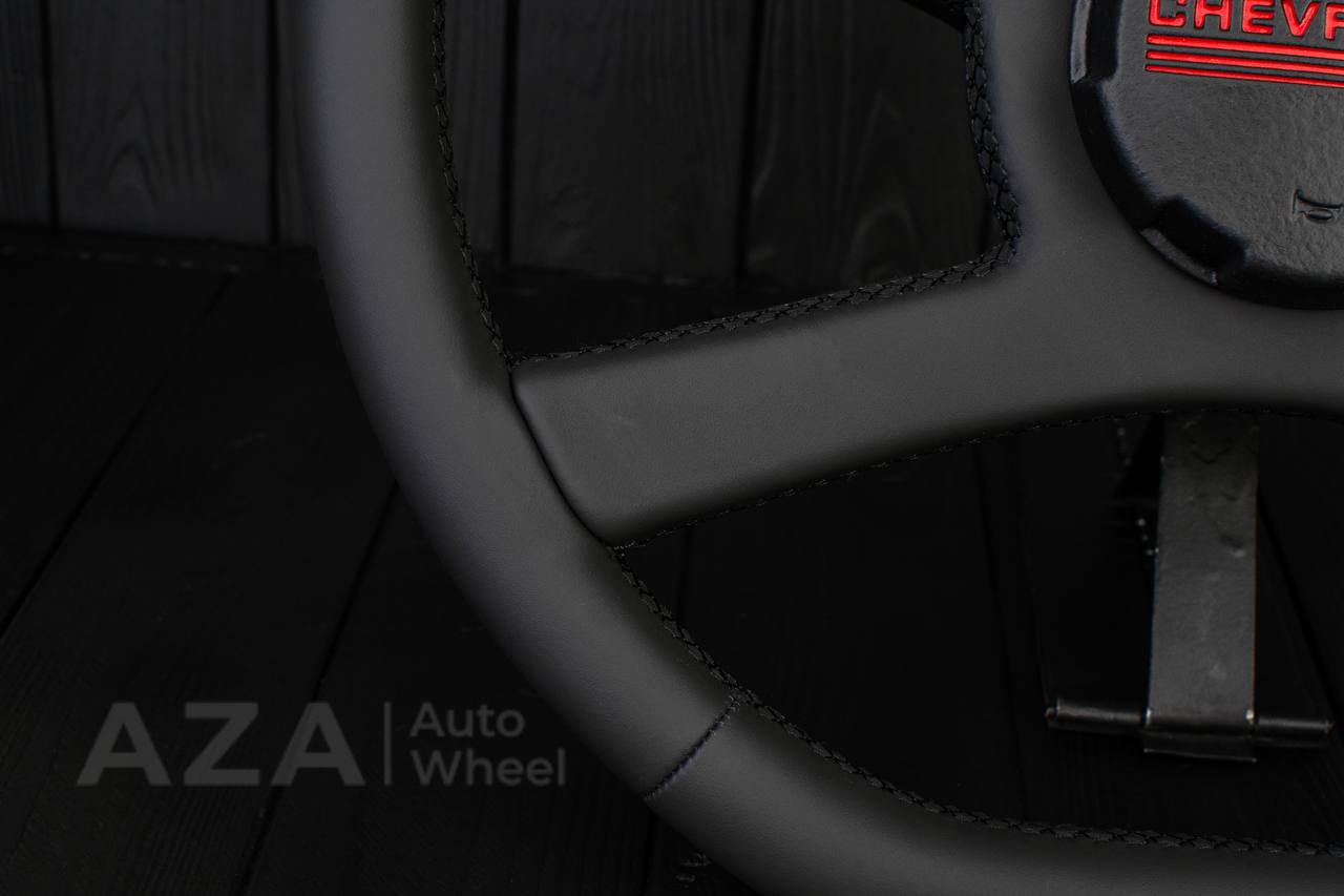 Steering wheel GM, OBS Silverado (1988-1994) Custom shape Napa (can be any color stitch) - Image 8