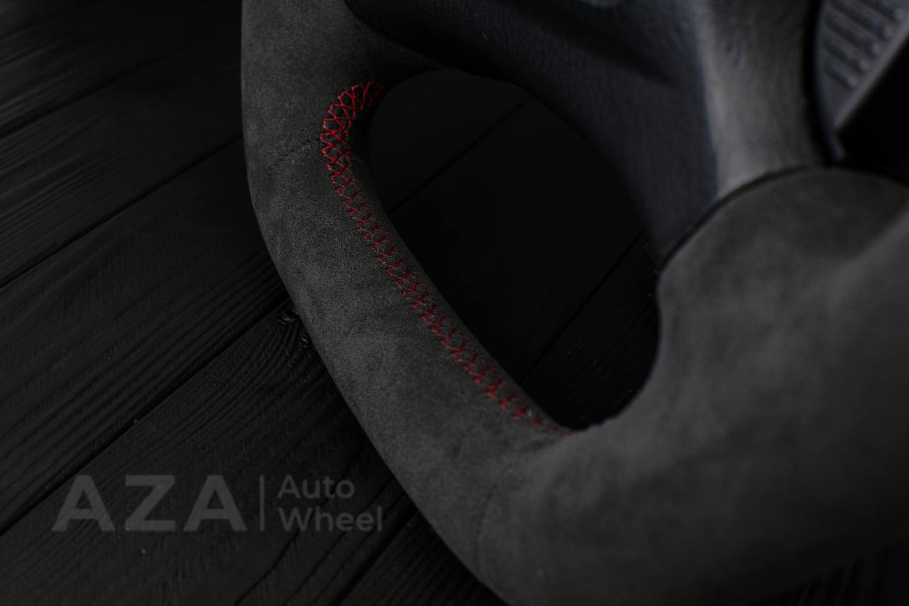 Steering Wheel Dodge Ram Dakota 2nd Gen 1998-2002 Alcantara/Red stripe (can be any color) - Image 6