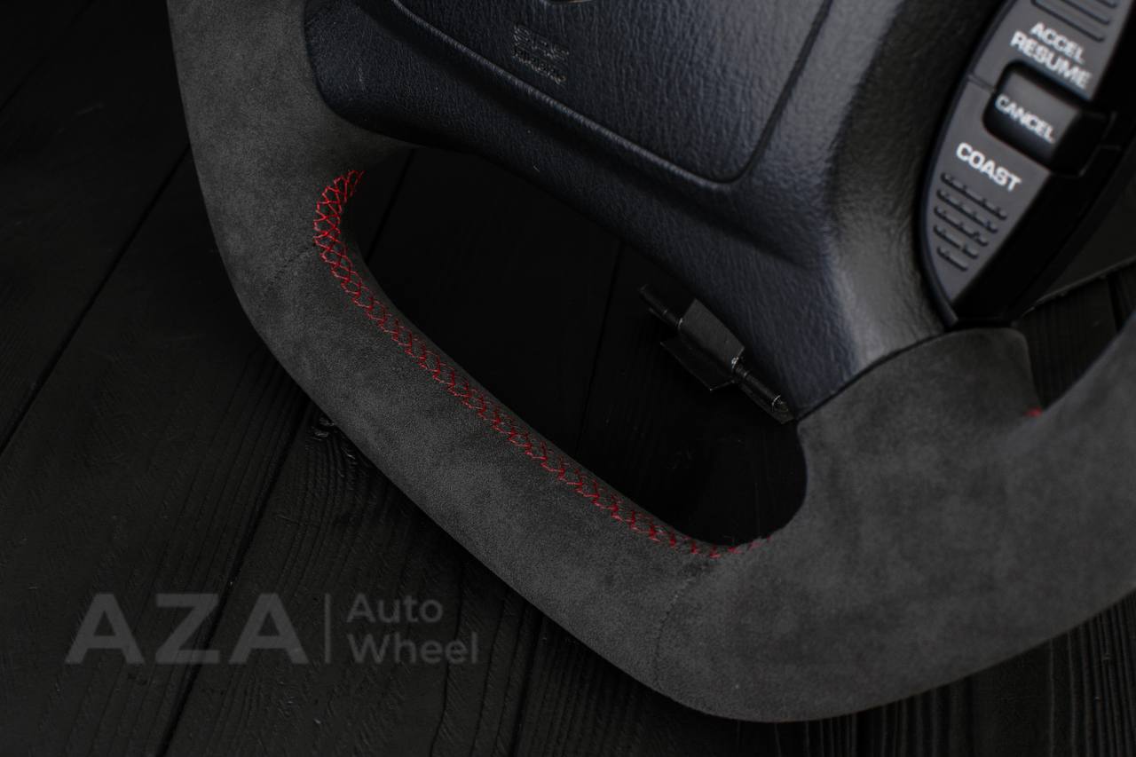 Steering Wheel Dodge Ram Dakota 2nd Gen 1998-2002 Alcantara/Red stripe (can be any color) - Image 7