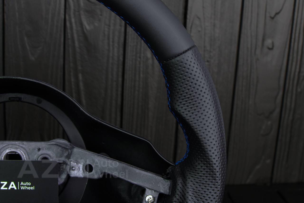 Steering wheel Dodge viper GEN2/3/4 Napa/Perforated leather/Blue stripe (can be any color) - Image 5