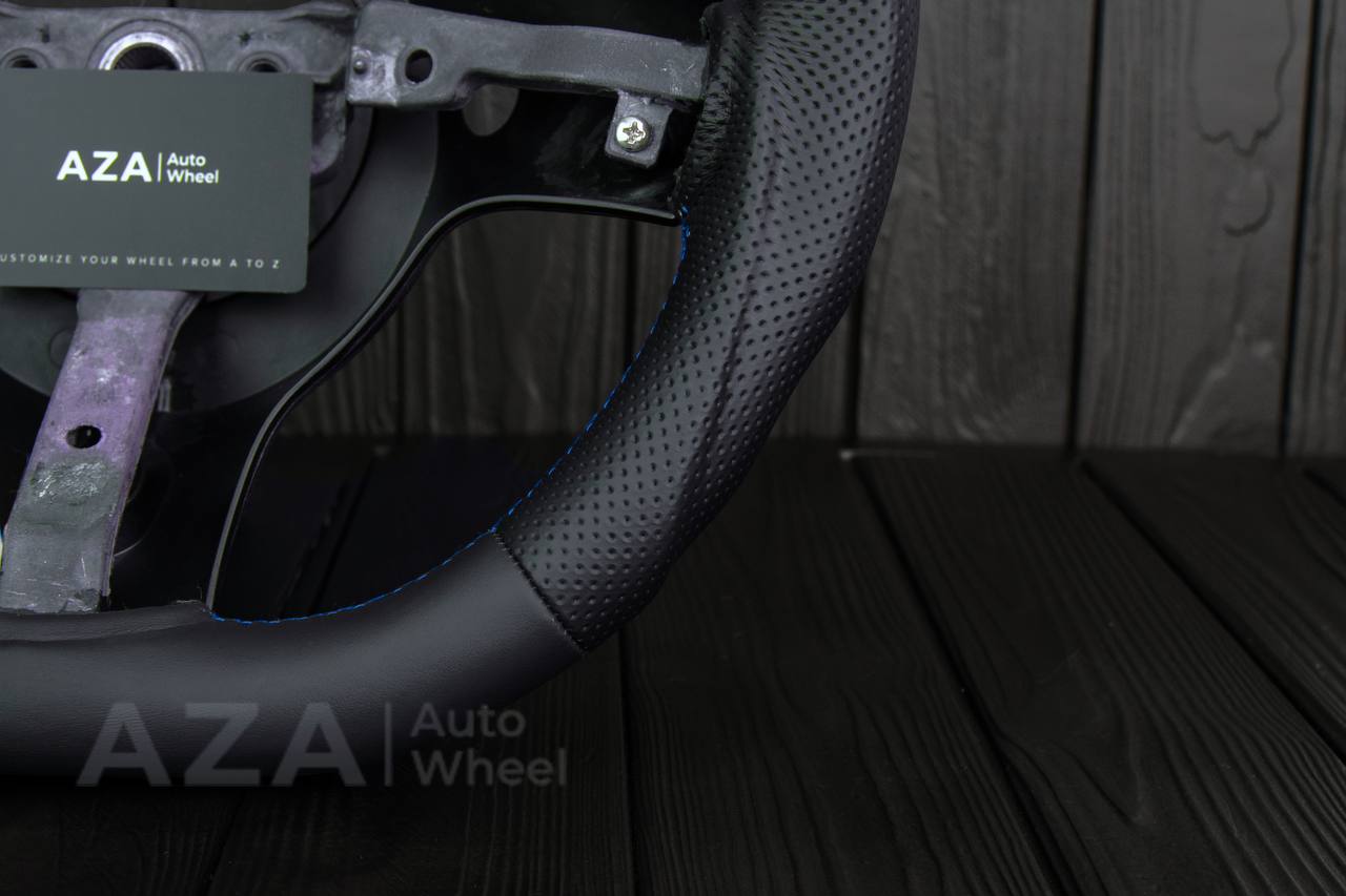 Steering wheel Dodge viper GEN2/3/4 Napa/Perforated leather/Blue stripe (can be any color) - Image 8