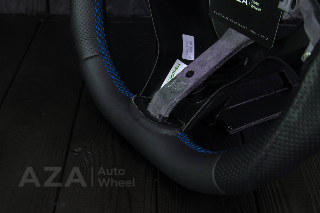 Steering wheel Dodge viper GEN2/3/4 Napa/Perforated leather/Blue stripe (can be any color) - Image 9