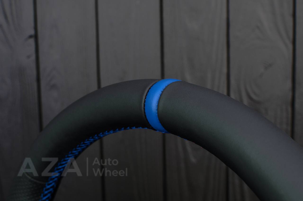 Steering wheel Dodge viper GEN2/3/4 Napa/Perforated leather/Blue stripe (can be any color) - Image 11
