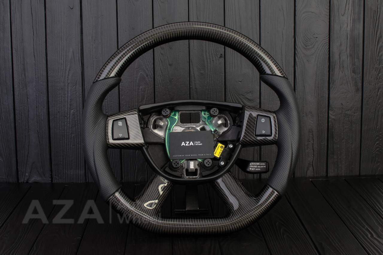 Steering wheel 2005-2010 Jeep Grand Cherokee SRT-8 Carbon fiber/Perforated leather/Can Have Stripe (Any Color)