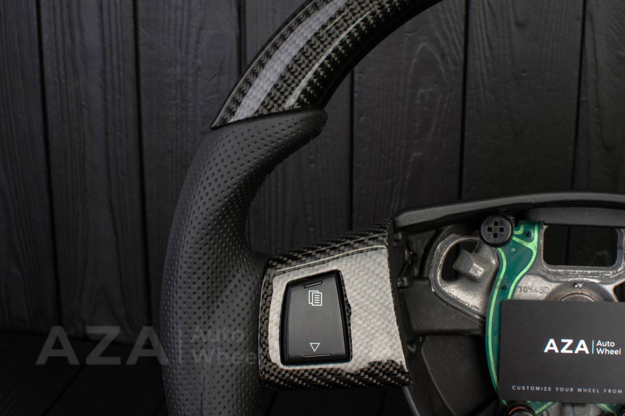Steering wheel 2005-2010 Jeep Grand Cherokee SRT-8 Carbon fiber/Perforated leather/Can Have Stripe (Any Color) - Image 8