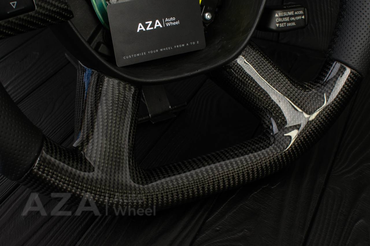 Steering wheel 2005-2010 Jeep Grand Cherokee SRT-8 Carbon fiber/Perforated leather/Can Have Stripe (Any Color) - Image 11