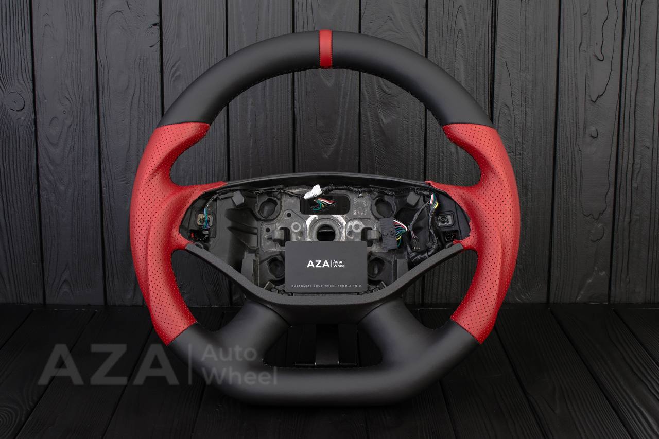 Steering wheel 2014-2020 Chevrolet Impala Napa/Perforated leather/Red Stripe (Any Color)