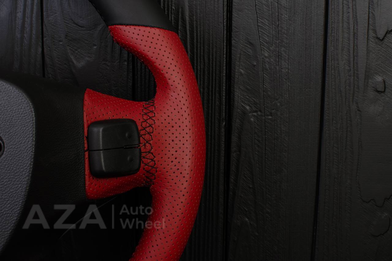 Steering wheel 2014-2020 Chevrolet Impala Napa/Perforated leather/Red Stripe (Any Color) - Image 10