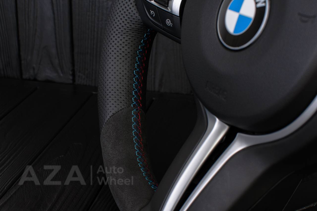Steering wheel BMW F8X Napa/Perforated leather/Alcantara/Led screen - Image 9